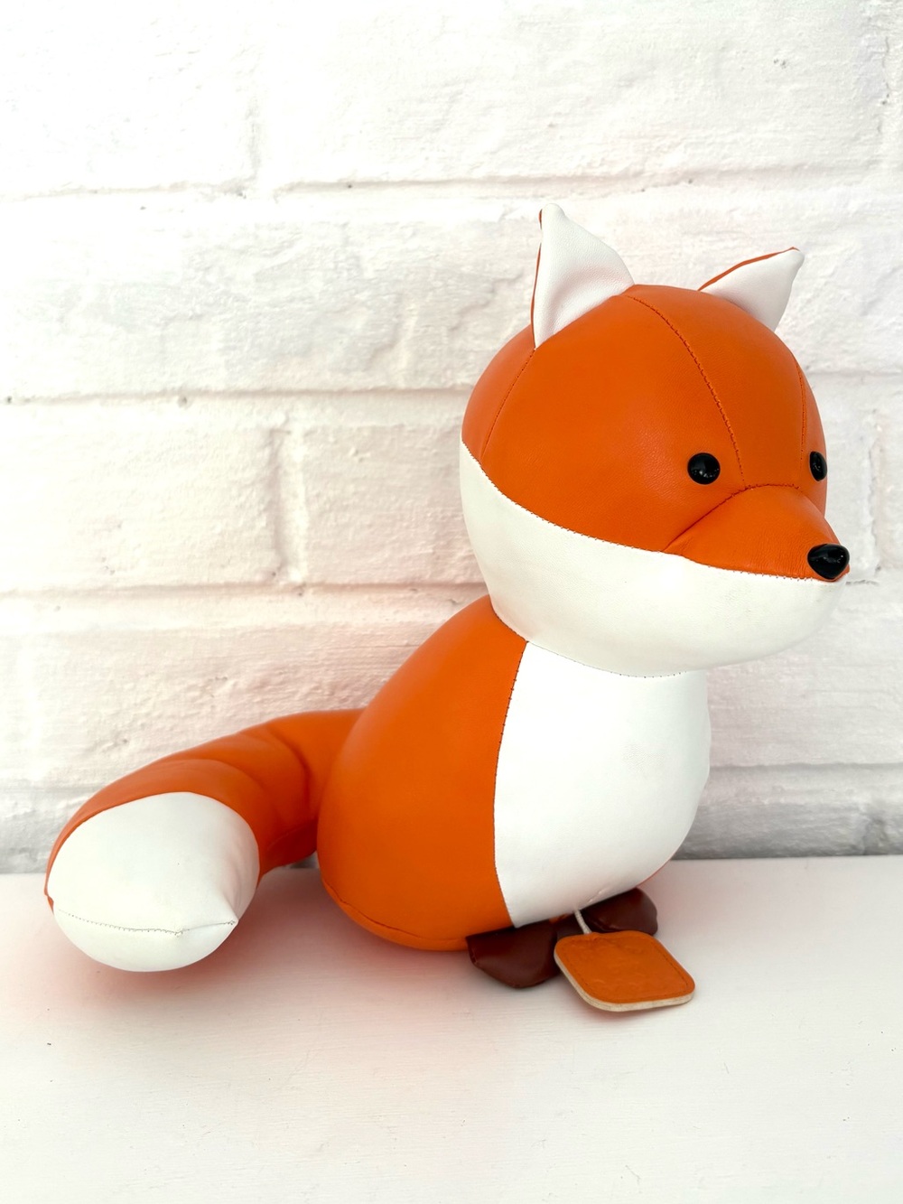 Little Big Friends Musical Toy Plush Orange and White Fox Toy